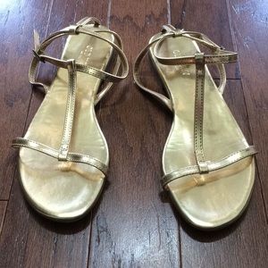 Old Navy gold sandals